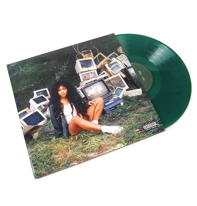 SZA - Ctrl , 2 LP Set on Translucent  Green Vinyl