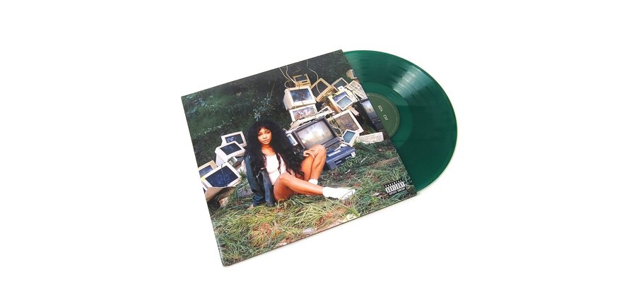 SZA - Ctrl , 2 LP Set on Translucent  Green Vinyl