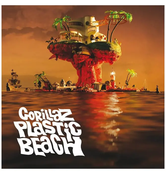 Gorillaz - Plastic Beach , 2LP 180 Gram Red Vinyl