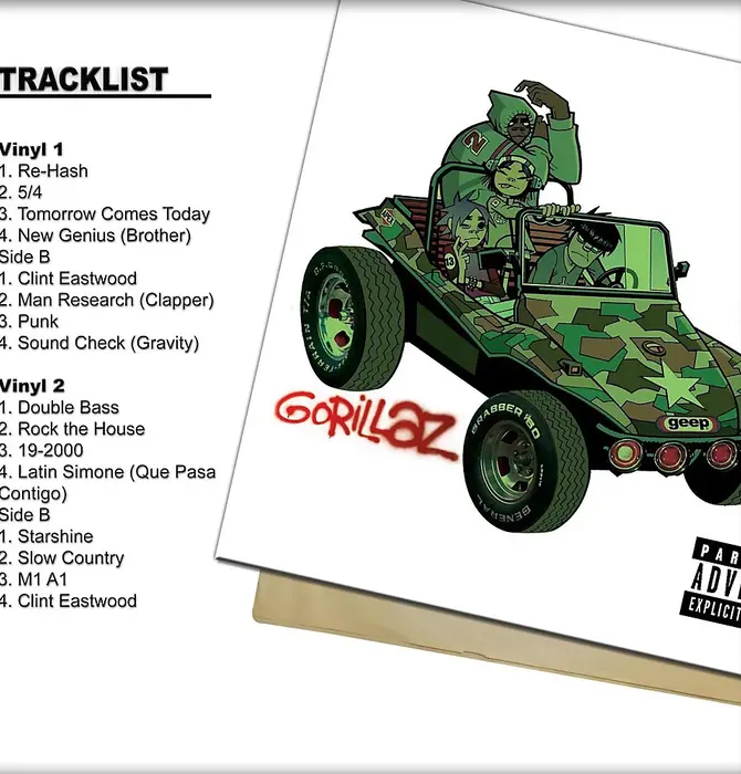 Gorillaz - Gorillaz , 2 LP Black Vinyl