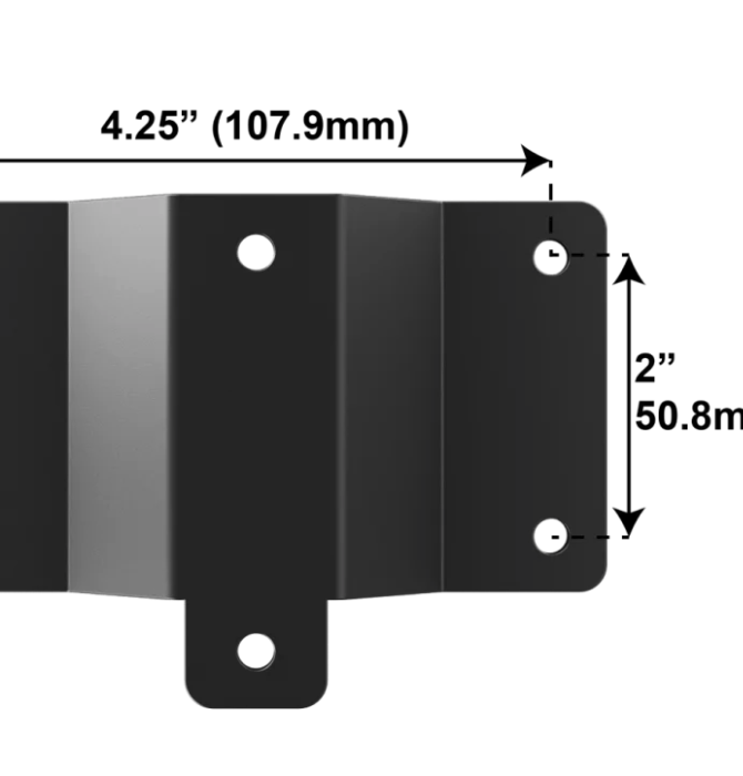 IsoAcoustics - 107 x 50 Adapter to  Studio  Monitors