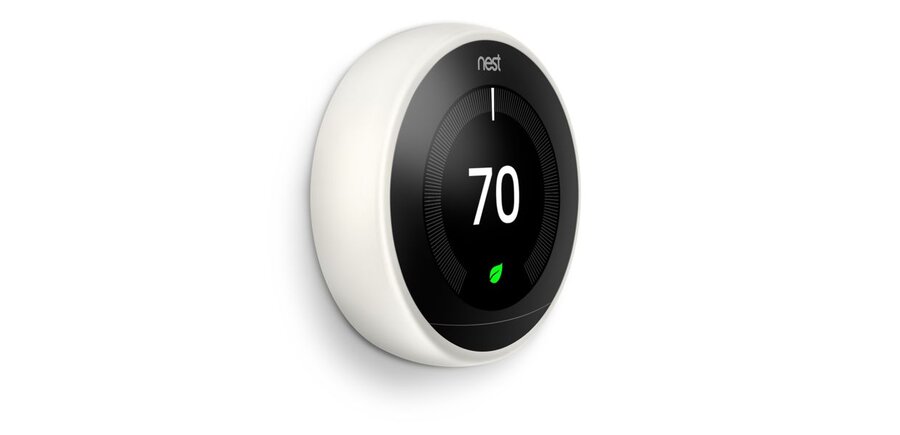 Learning Thermostat 3rd Gen White, T3017US
