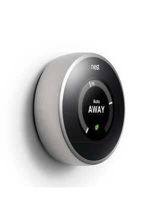 Nest - Learning Thermostat, 3rd Gen. Stainless Steel