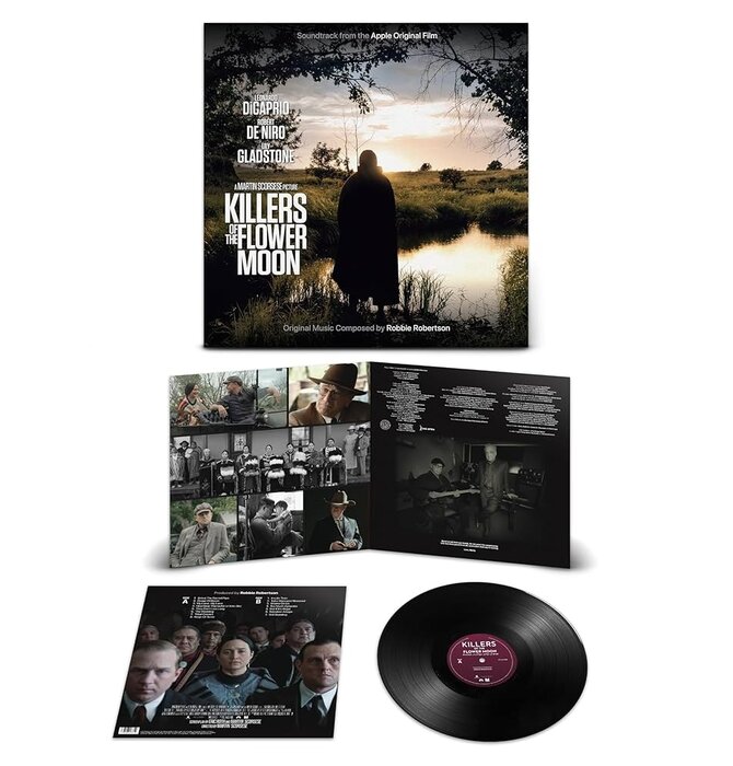 Killers Of The Flower Moon - Original Music Soundtrack Composed by Robbie Robertson , 180 Gram Audiophile Grade Vinyl Import