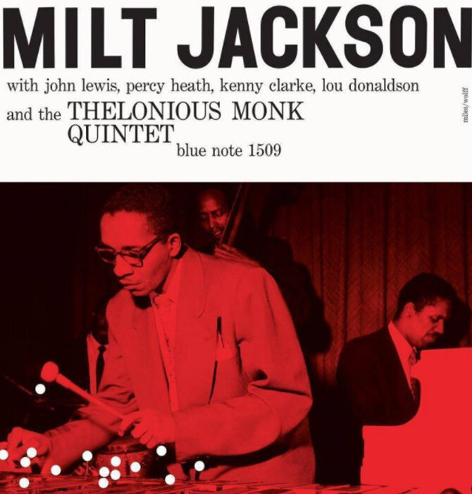 Milt Jackson & The Thelonious Monk Quintet Blue Note Classic 180 Gram Vinyl Series