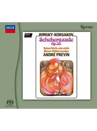 Esoteric SACD by DECCA , Rimsky / Korsakov , Scheherazade Op. 35 Wiener Philharmoniker & André Previn