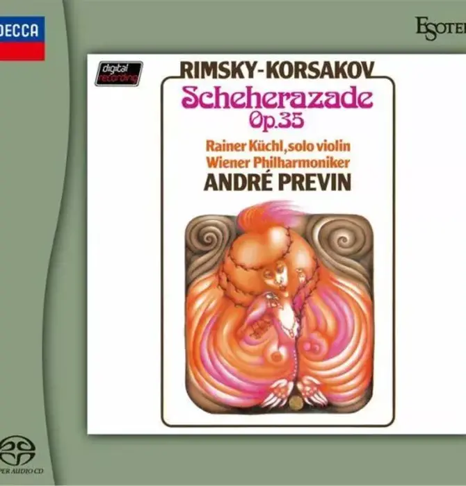 Esoteric SACD by DECCA , Rimsky / Korsakov , Scheherazade Op. 35 Wiener Philharmoniker & André Previn