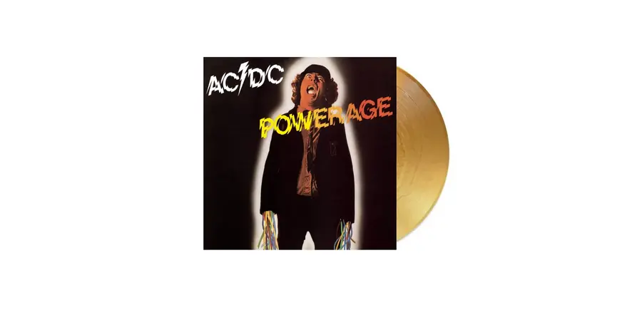 AC/DC - Powerage, 50th. Anniversary Limited Edition Gold Metallic Vinyl