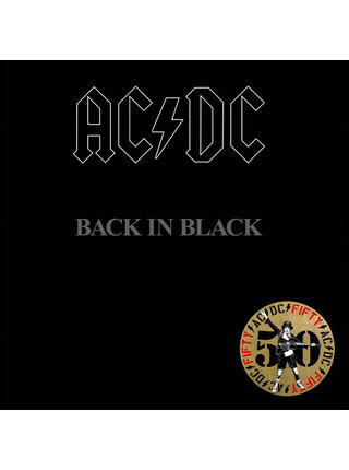 AC/DC - Back In Black , 50th. Anniversary Limited Edition Gold Colored Vinyl