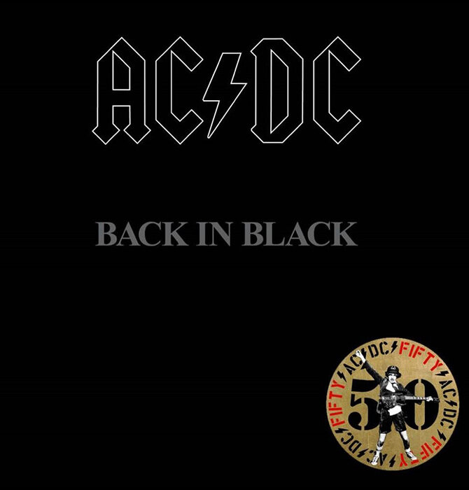 AC/DC - Back In Black , 50th. Anniversary Limited Edition Gold Colored Vinyl