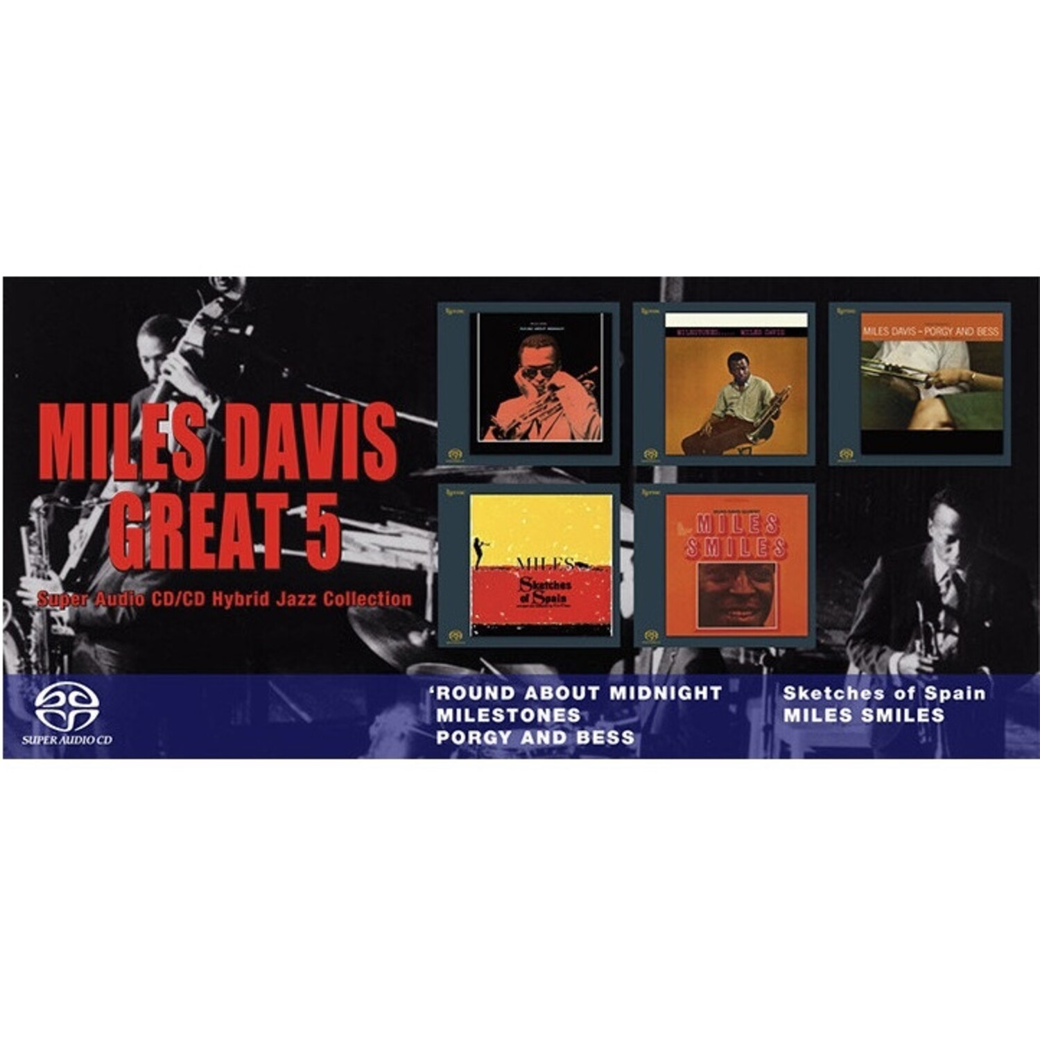 Miles Davis: Great 5 - 5 x Hybrid SACD, Limited Edition 