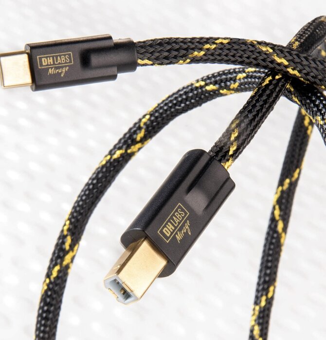 DH Labs Mirage USB B to USB C Cable