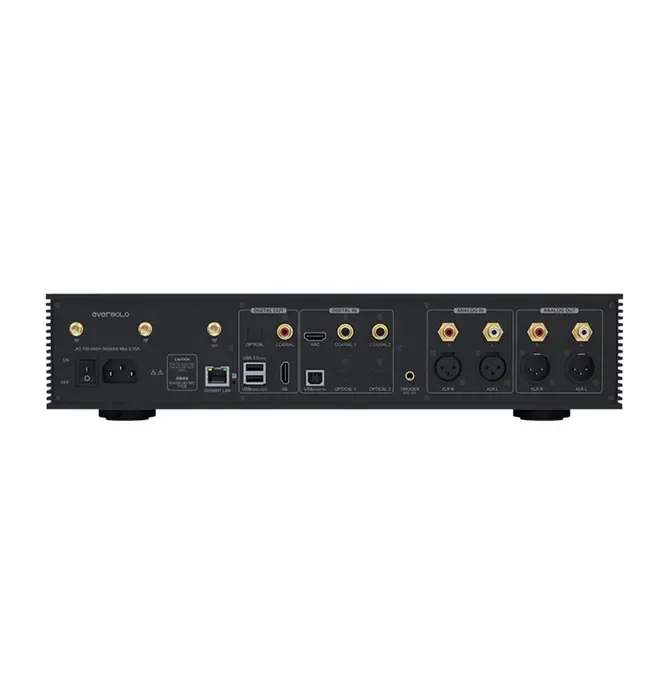 EverSolo DMP-A8 Network Streamer DAC & Preamp, Black