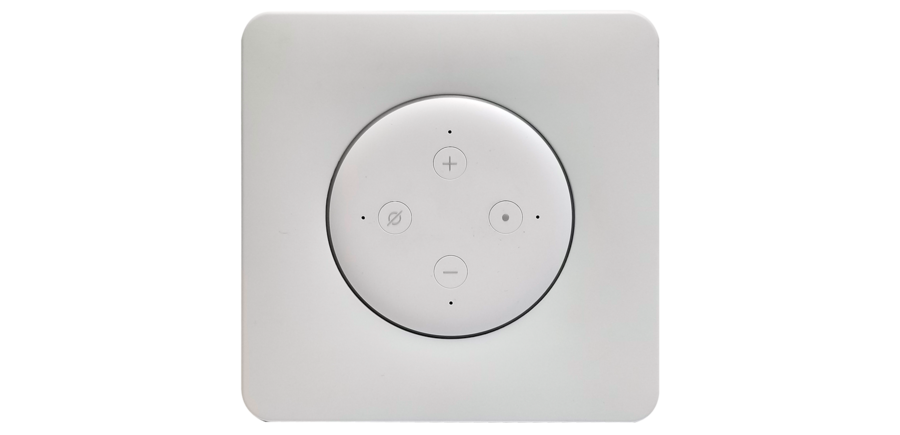 Vail 3 In-Wall Flush Mount Stereo Amplifier for Amazon Echo Dot 3rd Generation