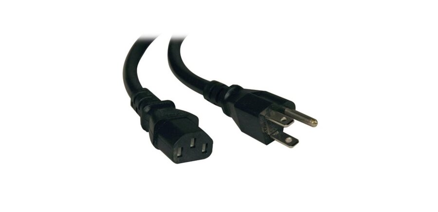 WattBox® Male Power Cord with 3-Prong IEC Socket