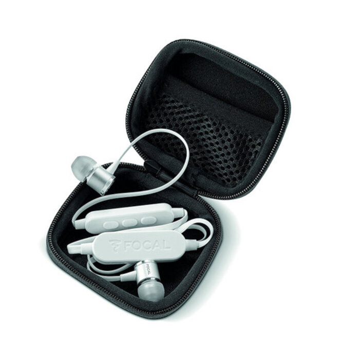 Focal Spark Wireless Bluetooth Headphones  Silver, OPEN BOX !