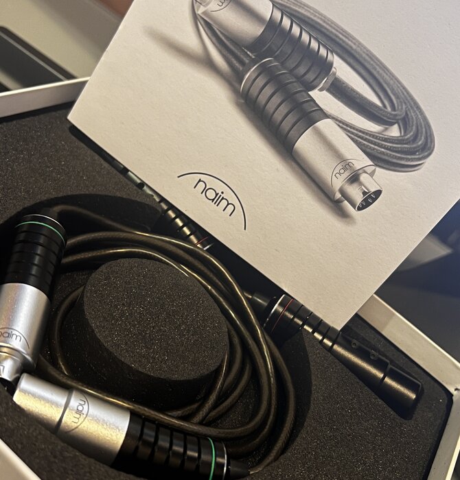 Naim  SUPERLUMINA  Interconnect  Preamp / Ampli  Din Vers XLR Open Box