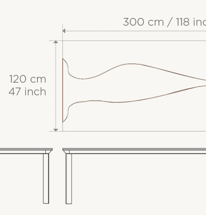 Mikodam  - Enes , Conference Table , 118" x 47"