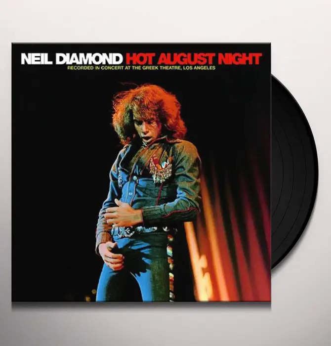 Neil Diamond - Hot August Night , 50th Anniversary Remastered 180 Gram Vinyl