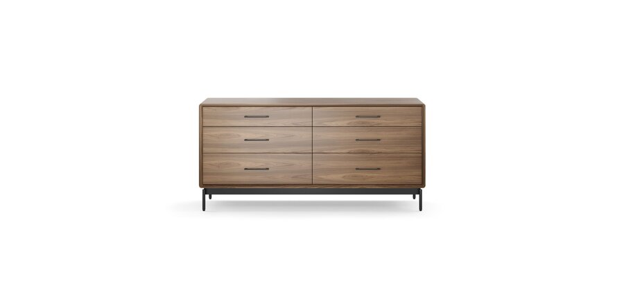 BDI LINQ 9186 - 6 - Drawer Bedroom Dresser