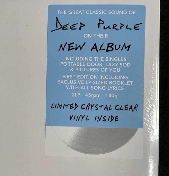 Deep Purple = 1 , The Great Classic Sound of Deep Purple , 2LP 180 Gram  45RPM Limited Edition Crystal Clear Vinyl