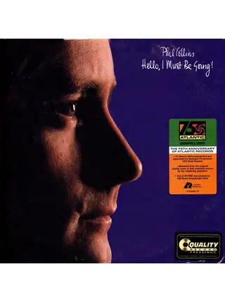 Phil Collins - Hello, I Must Be Going ! Atlantic Records 75th Anniversary Audiophile Series 2LP 45 RPM , 180 Gram Vinyl