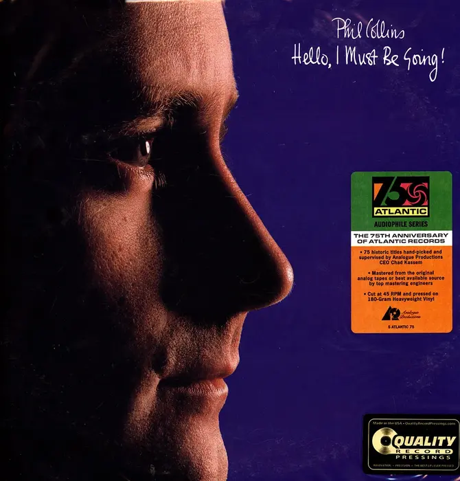 Phil Collins - Hello, I Must Be Going ! Atlantic Records 75th Anniversary Audiophile Series 2LP 45 RPM , 180 Gram Vinyl