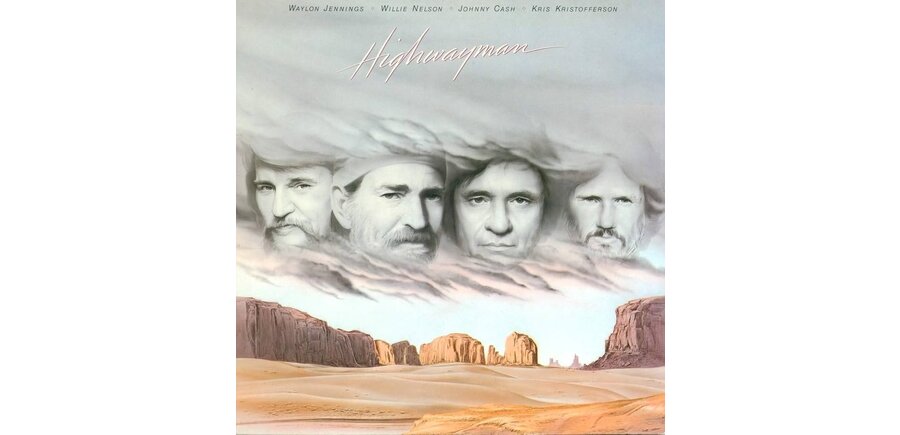 Highwayman - Willie Nelson, Waylon Jennings , Johnny Cash & Kris Kristofferson, 180 Gram Audiophile Grade Vinyl Pressing