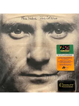 Phil Collins - Face Value, The 75th Anniversary of Atlantic Records on 45RPM 180 Gram Audiophile Grade Vinyl