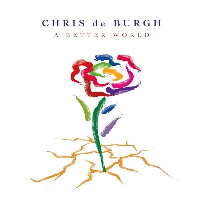 Chris De Burgh -A Better World, Limited Edition of 500 Numbered 180 Gram Audiophile Grade Blue Translucent 2 LP Vinyl