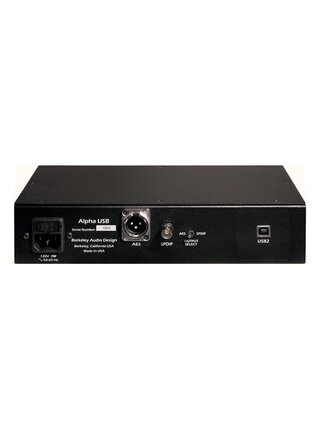 Berkeley Audio Design - Alpha USB Series 2 Noise Isolation Re-clocker