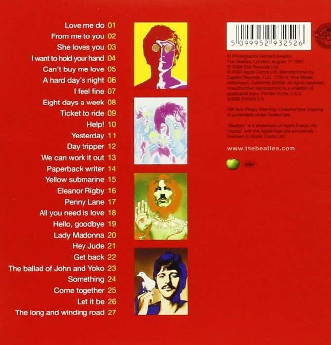 The Beatles - Number 1's CD