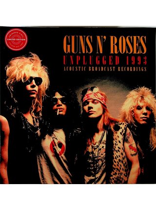 Guns N' Roses - Unplugged 1993 Acoustic Broadcast Recordings , Limited Edition 2 LP Red Vinyl Import