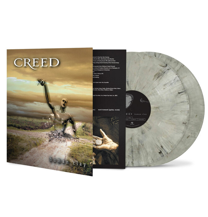 Creed - Human Clay , 25th Anniversary Edition on 2-LP Gatefold Set, Limited Gray Smoke Pressing