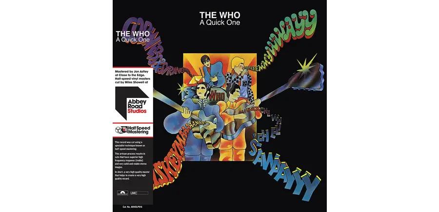 The Who - A Quick One, Abbey Road Half Speed Vinyl Masters , 180 Gram Vinyl