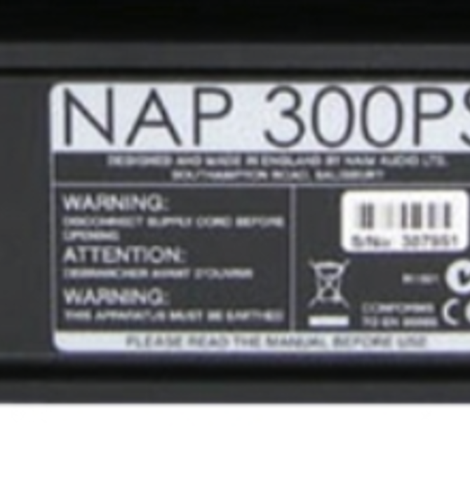 Naim - NAP 300 Power Amplifier  & Power Supply Showroom Demo