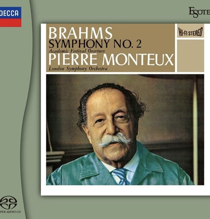 Pierre Monteux - Brahms: Symphony No. 2 - Overtures Hybrid Stereo Japanese Import Hybrid SACD by Esoteric & DECCA