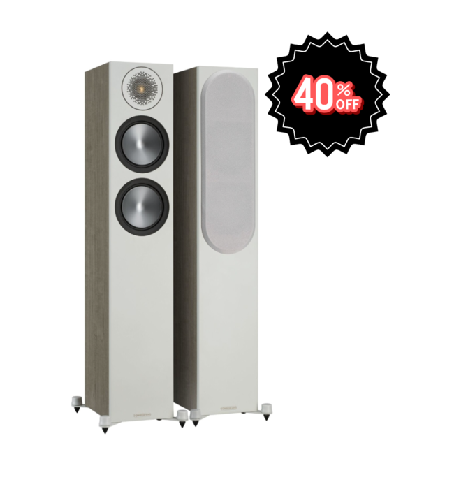 Bronze 200 Floorstanding Speakers Showroom Demo Urban Grey  (Pair)