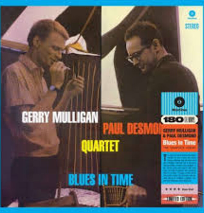 Gerry Mulligan and Paul Desmond Quartet - Blues in Time, 180 Gram Audiophile Pressing, Limited Edition Collector's LP Series