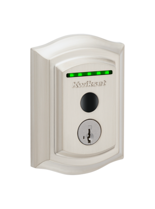 Kwikset 959 Halo Traditional Fingerprint Wi-Fi Enabled Smart Lock