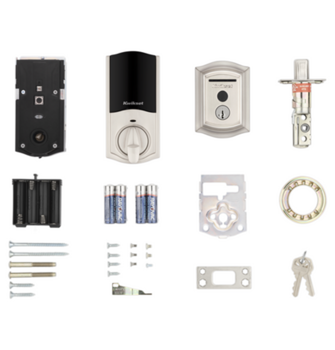 Kwikset 959 Halo Traditional Fingerprint Wi-Fi Enabled Smart Lock