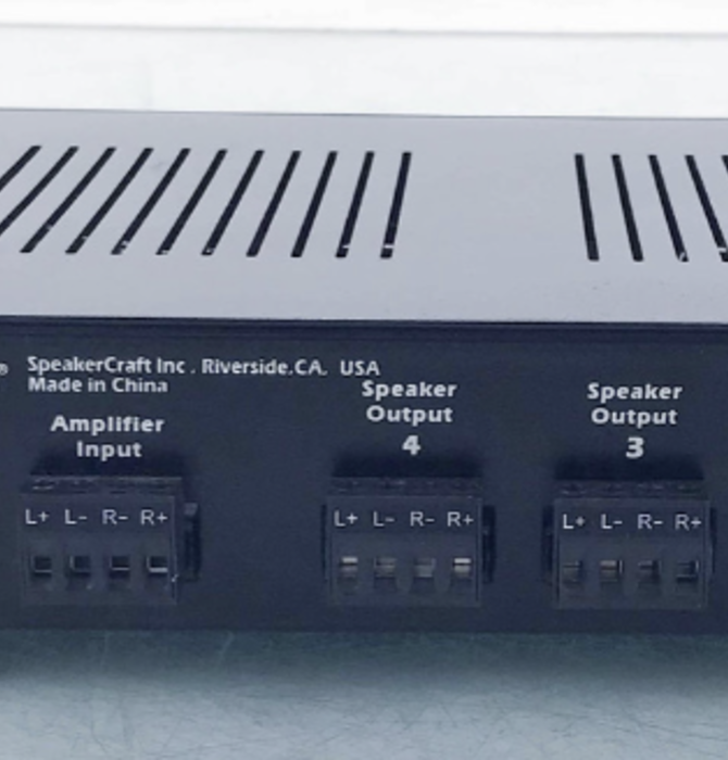 SpeakerCraft S4dc Four-Zone Speaker Selector , USED