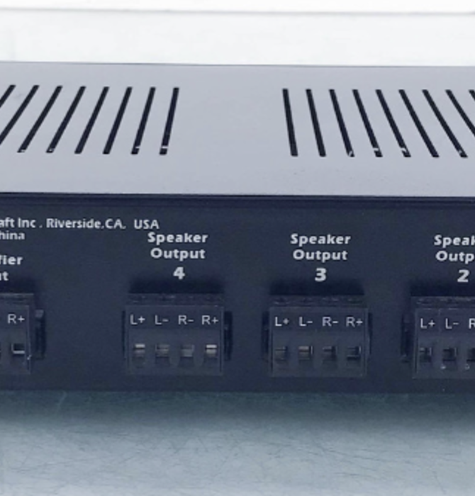 SpeakerCraft S4dc Four-Zone Speaker Selector , USED