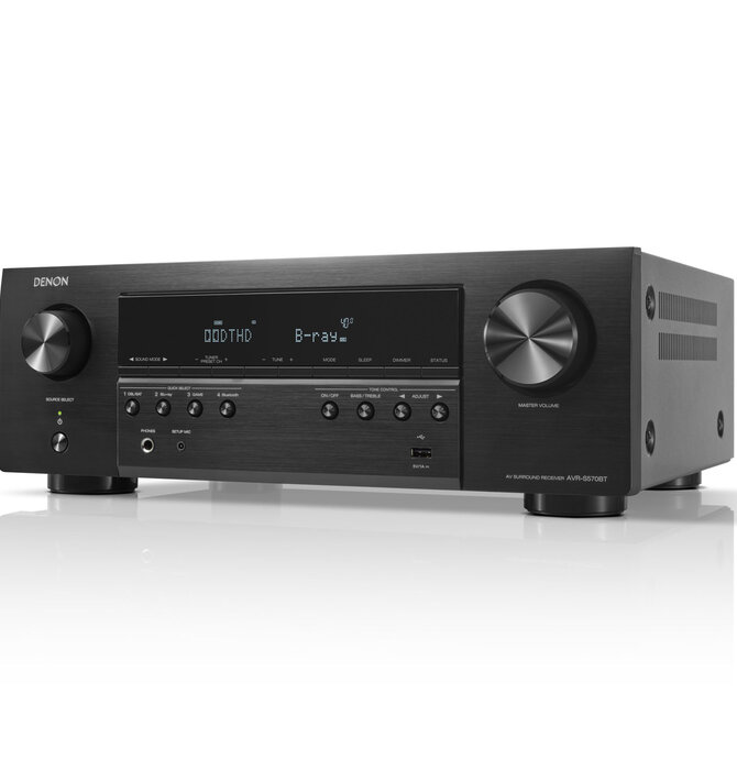 Denon AVR-S570BT 8K AV Receiver | 5.2 Channel x 130W
