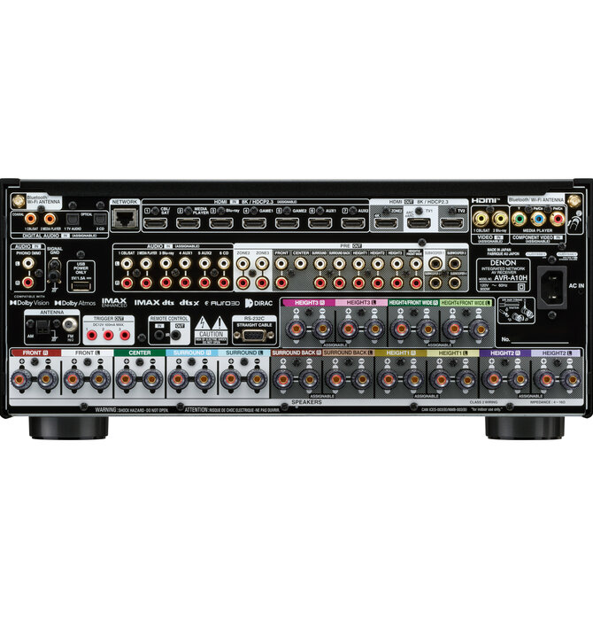 New Denon® AVR-A10H AV Receiver