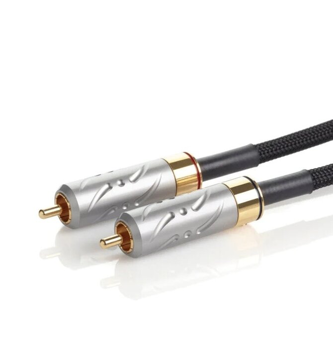 Shunyata Research -  Alpha v2 , 1 meter RCA Cable Pair,  Showroom Demo in Mint Condition