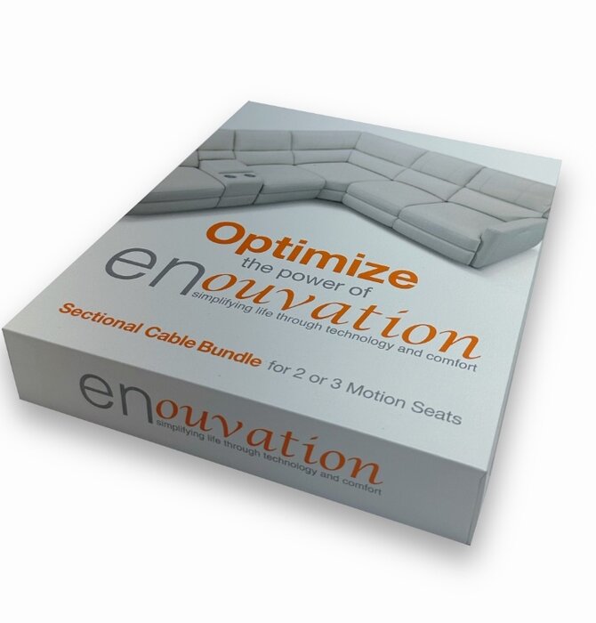 Enouvation - Sectional Cable Bundle for 2 or 3 Motion Seats ( Recliners )