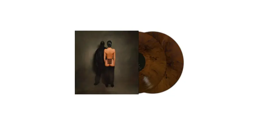 Kanye West & Dolla Sign - Vultures 1 , Brown Marbled Colored 2LP Vinyl, EU Import