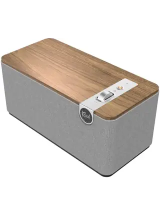 Klipsch - The One Plus Premium Tabletop Bluetooth Speaker with Broadcast Mode