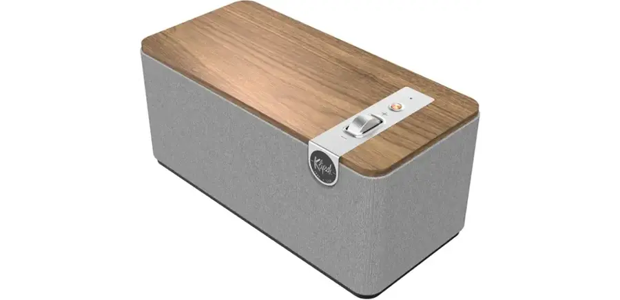 Klipsch - The One Plus Premium Tabletop Bluetooth Speaker with Broadcast Mode